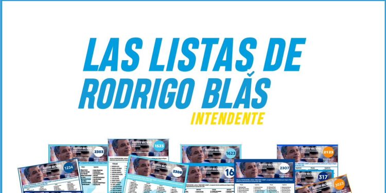 Unión y Cambio presentó listas que impulsan candidatura de Rodrigo Blás