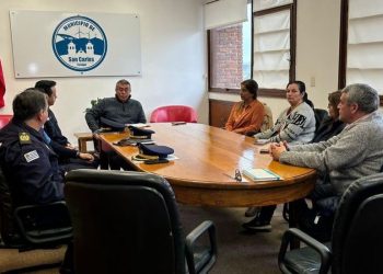 Policía se reunió con instituciones y vecinos de San Carlos