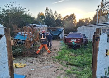 Demolieron una casa que era utilizada para la venta de estupefacientes en Balneario Buenos Aires