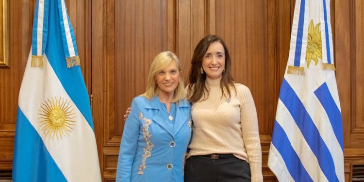 Argimón se reunió con la vicepresidenta de Argentina