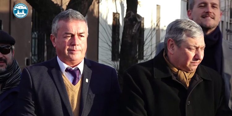 Alcalde Pereyra encabezó homenaje a Cayetano Silva en Venado Tuerto