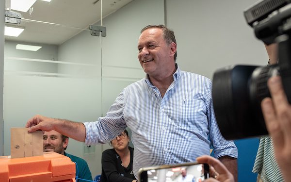 Votó Delgado: «Estuve cuatro años en la Torre Ejecutiva, no tengo que hacer pretemporada voy a entrar jugando»