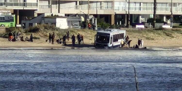 Retiraron el ómnibus de Cutcsa tras grave accidente en la rambla de Pocitos