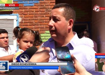 Acompañado por Antía y Abella, votó Echeverría y dijo que el resultado de hoy, cimenta el de mayo