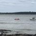 Operativo remolque de ballena para enterrarla