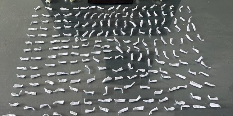 Hombre detenido con 220 envoltorios de cocaína fue condenado a dos años de prisión