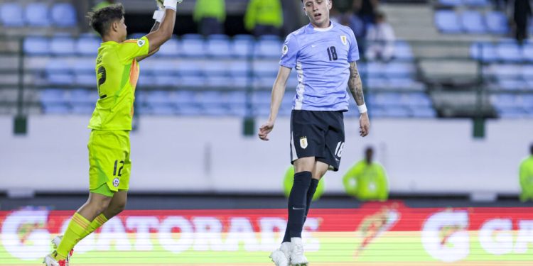 Chile y Uruguay igualaron 1-1 en el cierre de la tercera fecha del Sudamericano Sub-20
