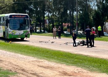 Siniestro Fatal en Maldonado: colisión entre ómnibus y motocicleta