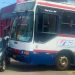 Otro transporte público se vio involucrado en un siniestro de tránsito
