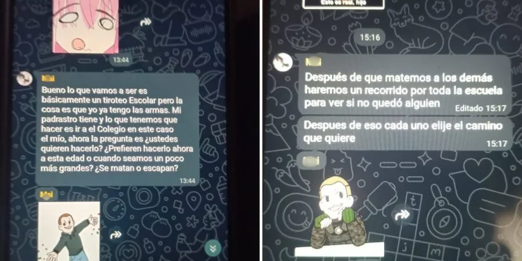 Alumnos de una escuela argentina planificaron una masacre por WhatsApp