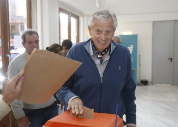 Pereira votó y dijo sentirse satisfecho con la jornada cívica
