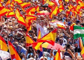 Multitudinaria movilización en Madrid contra el gobierno de Pedro Sánchez