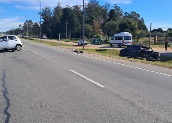 Siniestro de tránsito en ruta Interbalnearia próximo a La Capuera