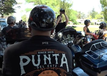 Unos 300 motociclistas celebraron el décimo Encuentro Harley-Davidson en Punta del Este