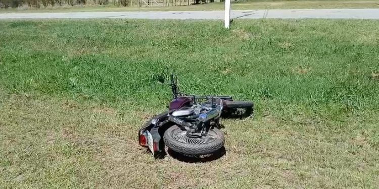 Falleció un joven motociclista tras despistar en Ruta 104