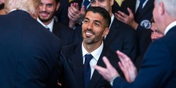 Trump elogió a Luis Suárez en la Casa Blanca y lo calificó como “uno de los mejores delanteros de todos los tiempos”