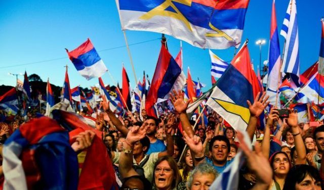 Frente Amplio celebra sus 55 años en Plaza Lafone