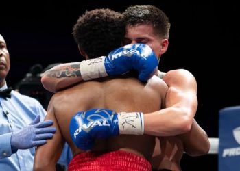 De Maldonado al ring de Las Vegas Joaquín Faccio dejó su huella ante un invicto