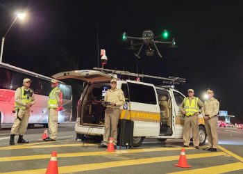 Desde el aire: Policía Caminera suma drones para reforzar el control en rutas durante Turismo