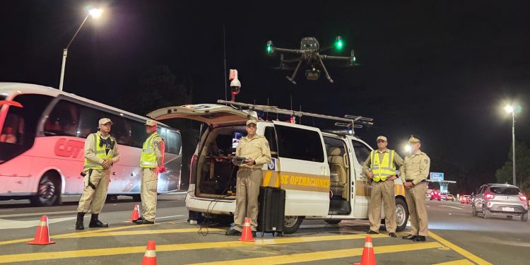 Desde el aire: Policía Caminera suma drones para reforzar el control en rutas durante Turismo