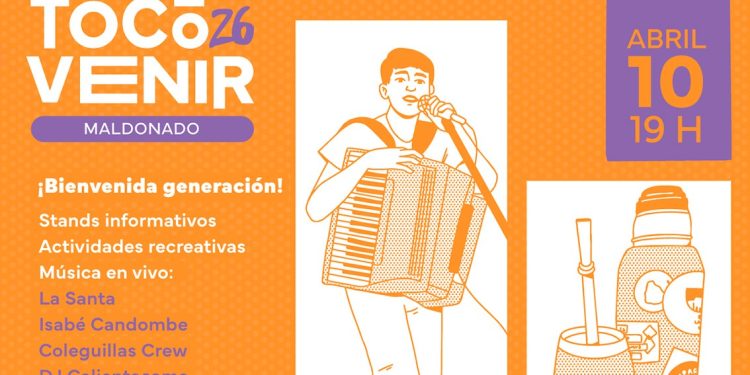 “Tocó Venir” vuelve a Maldonado: música, integración y vida universitaria para recibir a la generación 2026