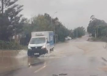Intensas lluvias derivaron en cortes de tránsito en distintas arterias