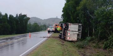 Camionero falleció tras volcar cuando viajaba desde Aiguá hacia Ruta 8