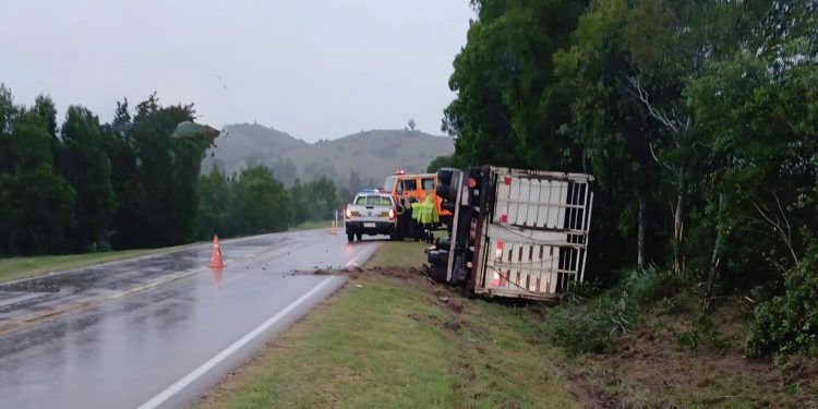 Camionero falleció tras volcar cuando viajaba desde Aiguá hacia Ruta 8