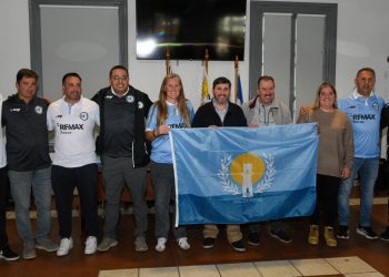 Maldonado rumbo al Mundial: entregaron banderas a la delegación que competirá en el Mundial de Footgolf 2026 en México