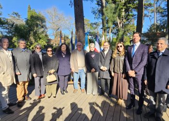 Inauguraron la Plaza del Bicentenario de Centroamérica en homenaje a los 200 años de su independencia