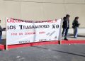 Trabajadores de centros comerciales reclaman por mejoras salariales y laborales