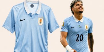 Moda y diseño: The Washington Post eligió a la camiseta de Uruguay como la mejor del Mundial 2026