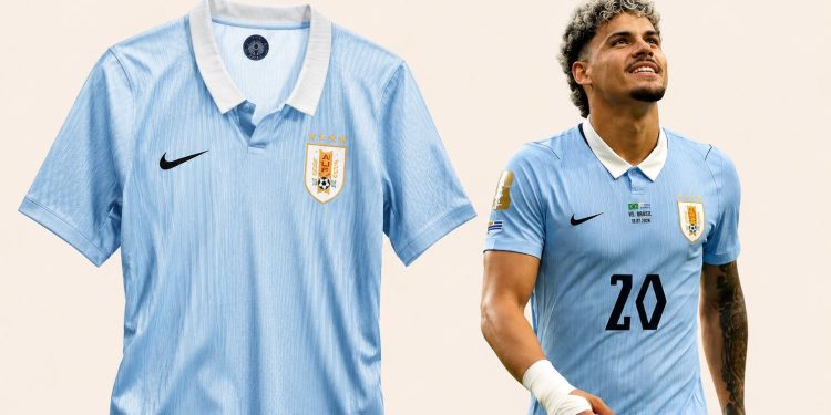 Moda y diseño: The Washington Post eligió a la camiseta de Uruguay como la mejor del Mundial 2026