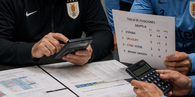 Otra vez con la calculadora en la mano: la pesadilla de Uruguay ante España