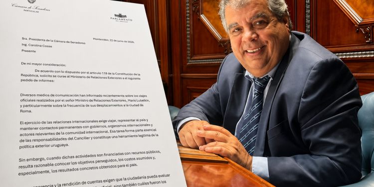 Blás pide explicaciones sobre los viajes del canciller Lubetkin a Roma y reclama conocer sus resultados