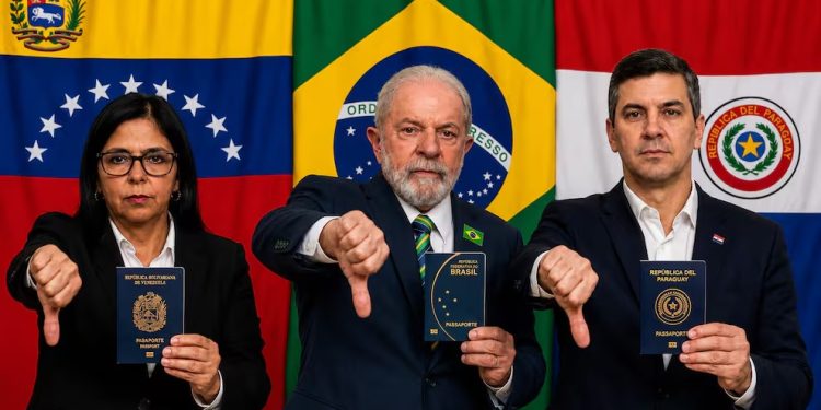 Brasil, Venezuela y Paraguay endurecen los controles y podrían impedir el ingreso o la salida por documentación vencida