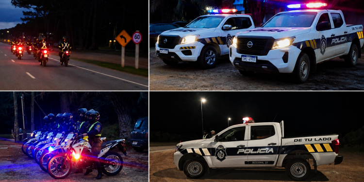Amplio despliegue policial sigue reforzando la prevención en todo Maldonado: más de 160 operativos con 921 vehículos identificados y 32 incautados