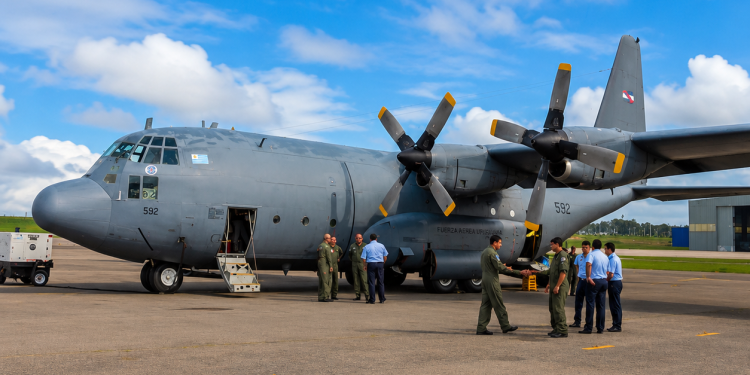 Uruguay envió el avión Hércules con 15 toneladas de ayuda humanitaria para asistir a Venezuela tras los terremotos