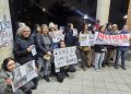 Movilización contra designación de Rita Colombo como segunda vicepresidenta de la Junta Departamental