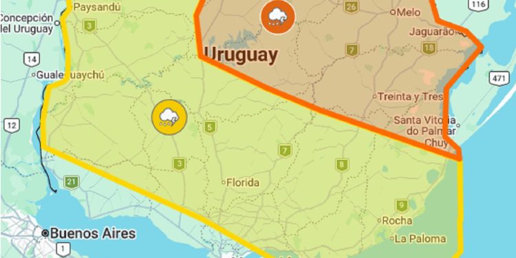 Maldonado sigue bajo alerta amarilla por el avance del Temporal de Santa Rosa