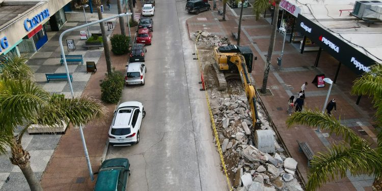 Comenzó el ensanche de Gorlero con más estacionamientos y cambios en la movilidad de la península