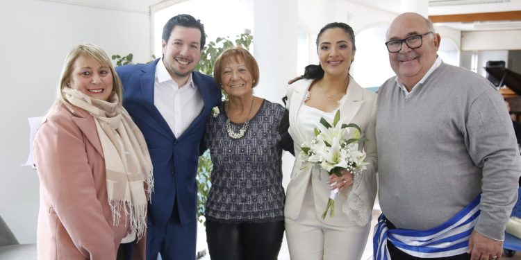 Miguel Abella ofició su tercer casamiento como intendente de Maldonado