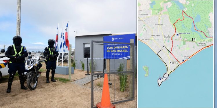 Subcomisaría San Rafael fue jerarquizada y pasa a ser la nueva Comisaría Decimocuarta de Maldonado