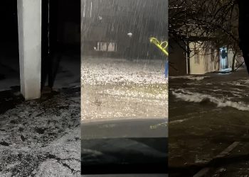 Temporal de Santa Rosa golpeó con fuerza a Salto: granizo, inundaciones y autos arrastrados por el agua