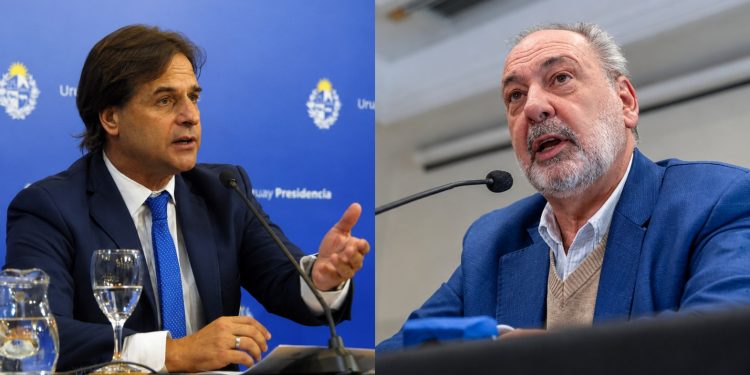 Jorge Gandini dijo que tiene el respaldo del expresidente Luis Lacalle Pou