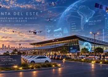 El Aeropuerto de Punta del Este entra en la órbita espacial con una jornada sobre satélites, drones e inteligencia artificial en la World Space Week