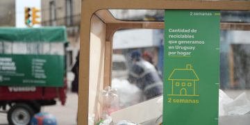 Instalan puntos ecológicos para reciclaje en Lavalleja