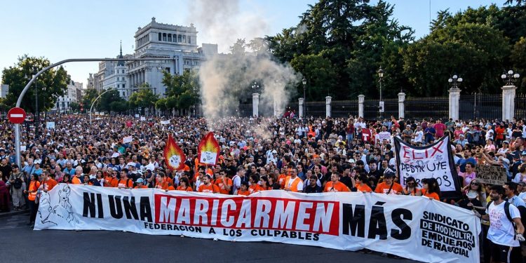 Celebridades del cine se sumaron a las protestas por vivienda en Madrid
