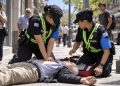 Dramático rescate en Maldonado policías lograron reanimar a un hombre tras un paro cardíaco