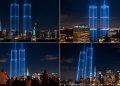 Nueva York volvió a dibujar las Torres Gemelas en el cielo con 2.977 drones a 25 años del 11-S